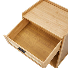 Load image into Gallery viewer, Wooden Nightstand Storage Cabinet
