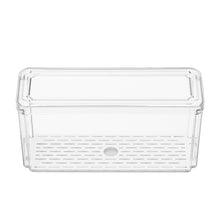 Load image into Gallery viewer, Set of 10 Stackable Clear Fridge Organisers Storage Boxes
