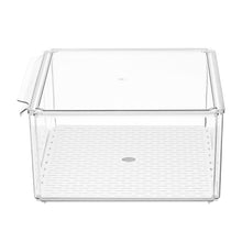 Load image into Gallery viewer, Set of 10 Stackable Clear Fridge Organisers Storage Boxes
