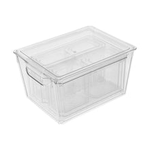 Load image into Gallery viewer, Stackable Clear Fridge Organisers Storage Boxes
