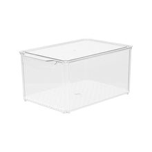 Load image into Gallery viewer, Stackable Clear Fridge Organisers Storage Boxes
