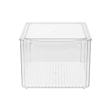 Load image into Gallery viewer, Stackable Clear Fridge Organisers Storage Boxes
