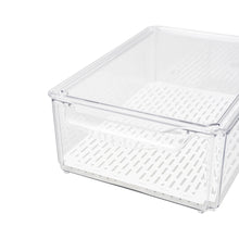 Load image into Gallery viewer, Stackable Clear Fridge Organisers Storage Boxes
