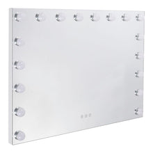 Load image into Gallery viewer, 70cm W Rectangle Hollywood Vanity Mirror with 18 Dimmable LED Bulbs LED Make Up Mirrors Living and Home 
