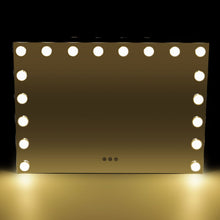 Load image into Gallery viewer, 70cm W Rectangle Hollywood Vanity Mirror with 18 Dimmable LED Bulbs LED Make Up Mirrors Living and Home 
