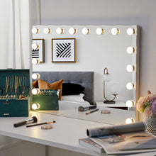 Load image into Gallery viewer, 70cm W Rectangle Hollywood Vanity Mirror with 18 Dimmable LED Bulbs LED Make Up Mirrors Living and Home 
