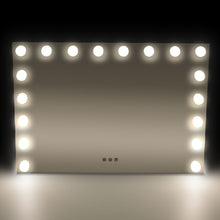 Load image into Gallery viewer, 70cm W Rectangle Hollywood Vanity Mirror with 18 Dimmable LED Bulbs LED Make Up Mirrors Living and Home 
