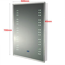 Load image into Gallery viewer, 700x500 MM Rectangle Smart LED Touch Bathroom Mirror Bathroom Mirrors Living and Home 
