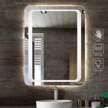 Load image into Gallery viewer, Rectangle LED Illuminated Bathroom Mirror
