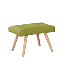Load image into Gallery viewer, Soft Velvet Wingback Lounge Chair and Footstool Wingback Chairs Living and Home 
