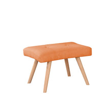 Load image into Gallery viewer, Soft Velvet Wingback Lounge Chair and Footstool Wingback Chairs Living and Home 
