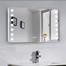 Load image into Gallery viewer, Modern Fog-Free LED Horizontal Bathroom Mirror, Surface Mount
