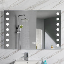 Load image into Gallery viewer, Modern Fog-Free LED Horizontal Bathroom Mirror, Surface Mount
