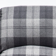 Load image into Gallery viewer, Tartan Upholstered Push Back Recliner Armchair Recliners Living and Home 
