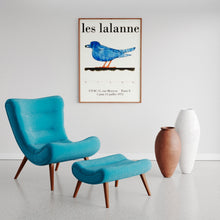 Load image into Gallery viewer, Upholstered High Back Lounge Chair and Footstool Accent Chairs Living and Home 
