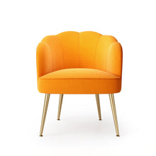 Load image into Gallery viewer, Frosted Velvet Shell Accent Chair Armchairs Living and Home 
