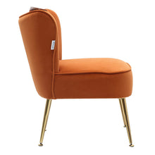 Load image into Gallery viewer, Velvet Cocktail Chairs Accent Chairs with Gold Legs Cocktail Chairs Living and Home 
