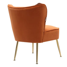 Load image into Gallery viewer, Velvet Cocktail Chairs Accent Chairs with Gold Legs Cocktail Chairs Living and Home 
