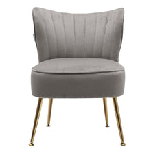 Load image into Gallery viewer, Velvet Cocktail Chairs Accent Chairs with Gold Legs Cocktail Chairs Living and Home 
