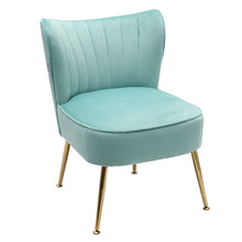Load image into Gallery viewer, Velvet Cocktail Chairs Accent Chairs with Gold Legs Cocktail Chairs Living and Home 
