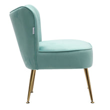 Load image into Gallery viewer, Velvet Cocktail Chairs Accent Chairs with Gold Legs Cocktail Chairs Living and Home 
