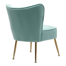 Load image into Gallery viewer, Velvet Cocktail Chairs Accent Chairs with Gold Legs Cocktail Chairs Living and Home 
