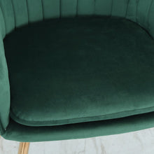Load image into Gallery viewer, Set of 2 Velvet Dining Chairs with Pad and Armrest Dining Chairs Living and Home 
