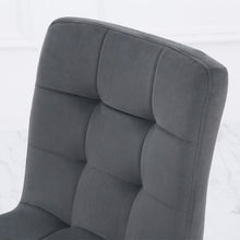 Load image into Gallery viewer, 44cm Wide Retro Velvet Accent Desk Chair Dining Desk Chairs Dining Chairs Living and Home 
