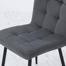 Load image into Gallery viewer, 44cm Wide Retro Velvet Accent Desk Chair Dining Desk Chairs Dining Chairs Living and Home 
