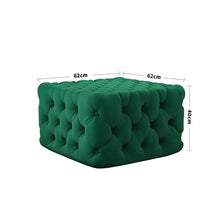 Load image into Gallery viewer, Velvet Square Footstool Living Room Sponge Footstool Coffee Table Footstools Living and Home 
