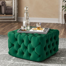 Load image into Gallery viewer, Velvet Square Footstool Living Room Sponge Footstool Coffee Table Footstools Living and Home 
