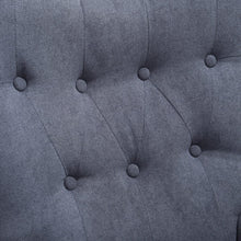 Load image into Gallery viewer, Multicolor Linen Upholstered Accent Chair with Wood Legs Wingback Chairs Living and Home 
