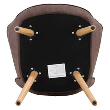 Load image into Gallery viewer, Multicolor Linen Upholstered Accent Chair with Wood Legs Wingback Chairs Living and Home 
