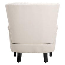 Load image into Gallery viewer, Deep Cushioned Armchair Channel Accent Chair with Nailhead Trim Wingback Chairs Living and Home 
