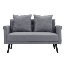 Load image into Gallery viewer, 54inch Modern Fabric Sofa 2 Seat with 2 Pillows 2 Seater Sofas Living and Home 
