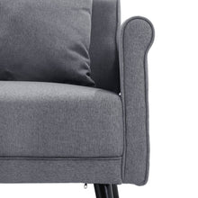 Load image into Gallery viewer, 54inch Modern Fabric Sofa 2 Seat with 2 Pillows 2 Seater Sofas Living and Home 
