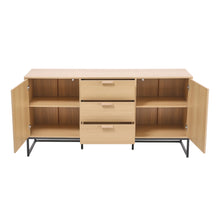 Load image into Gallery viewer, Livingandhome 3 Drawers Wooden Side Cabinet, JM2213JM2214

