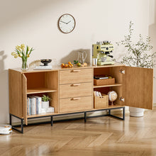 Load image into Gallery viewer, Livingandhome 3 Drawers Wooden Side Cabinet, JM2213JM2214
