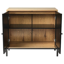 Load image into Gallery viewer, 2 Door Small Sideboard Rattan Natural Wood Cabinet Cabinets Living and Home 
