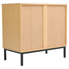 Load image into Gallery viewer, Livingandhome Small Rustic Wood Cabinet with Three Drawers, JM2220
