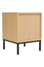 Load image into Gallery viewer, Livingandhome Small Rustic Wood Cabinet with Two Drawers, JM2221
