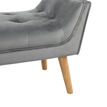 Load image into Gallery viewer, Tufted Fabric Bed Bench Upholstered Footstool Footstools Living and Home 

