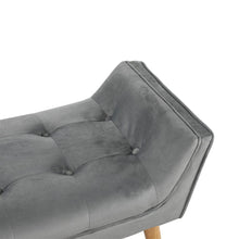 Load image into Gallery viewer, Tufted Fabric Bed Bench Upholstered Footstool Footstools Living and Home 
