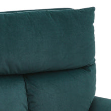 Load image into Gallery viewer, Modern Swivel Chair with Upholstered and Black Legs
