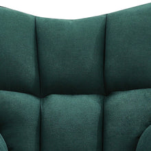 Load image into Gallery viewer, 3ft Patchwork Upholstered Rocking Chair with Wooden Skates Rocking Chairs Living and Home 
