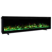 Load image into Gallery viewer, 42 Inch Electrical Fireplace with Remote, 12 Vibrant Flame Colours, Adjustable Heating Modes, and Safety Features
