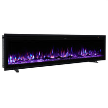 Load image into Gallery viewer, 42 Inch Electrical Fireplace with Remote, 12 Vibrant Flame Colours, Adjustable Heating Modes, and Safety Features
