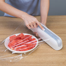 Load image into Gallery viewer, Kitchen Plastic Wrap Dispenser with Cutter
