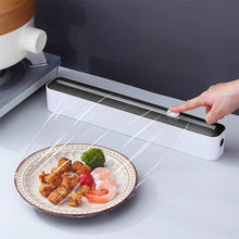 Load image into Gallery viewer, Magnetic Plastic Wrap Dispenser With Slide Cutter
