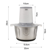 Load image into Gallery viewer, Electric Wireless 2L Stainless Steel Kitchen Meat Mincer
